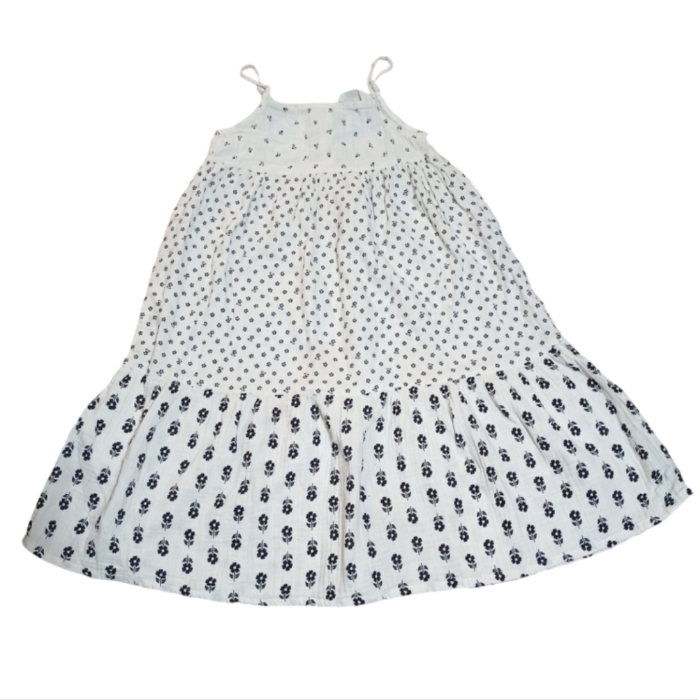 H&M White Floral Patterned Top